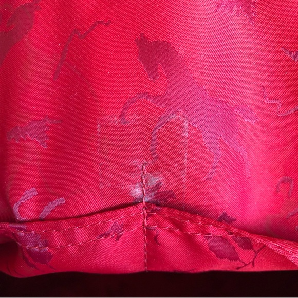 Vintage Longchamp Red Leather Purse - Picture 11 of 15